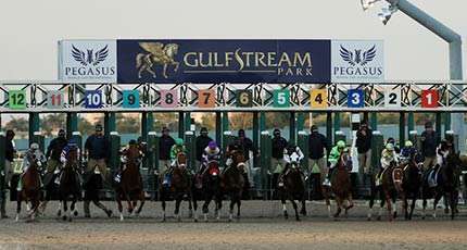 Gulfstream parc de course de chevaux en Floride