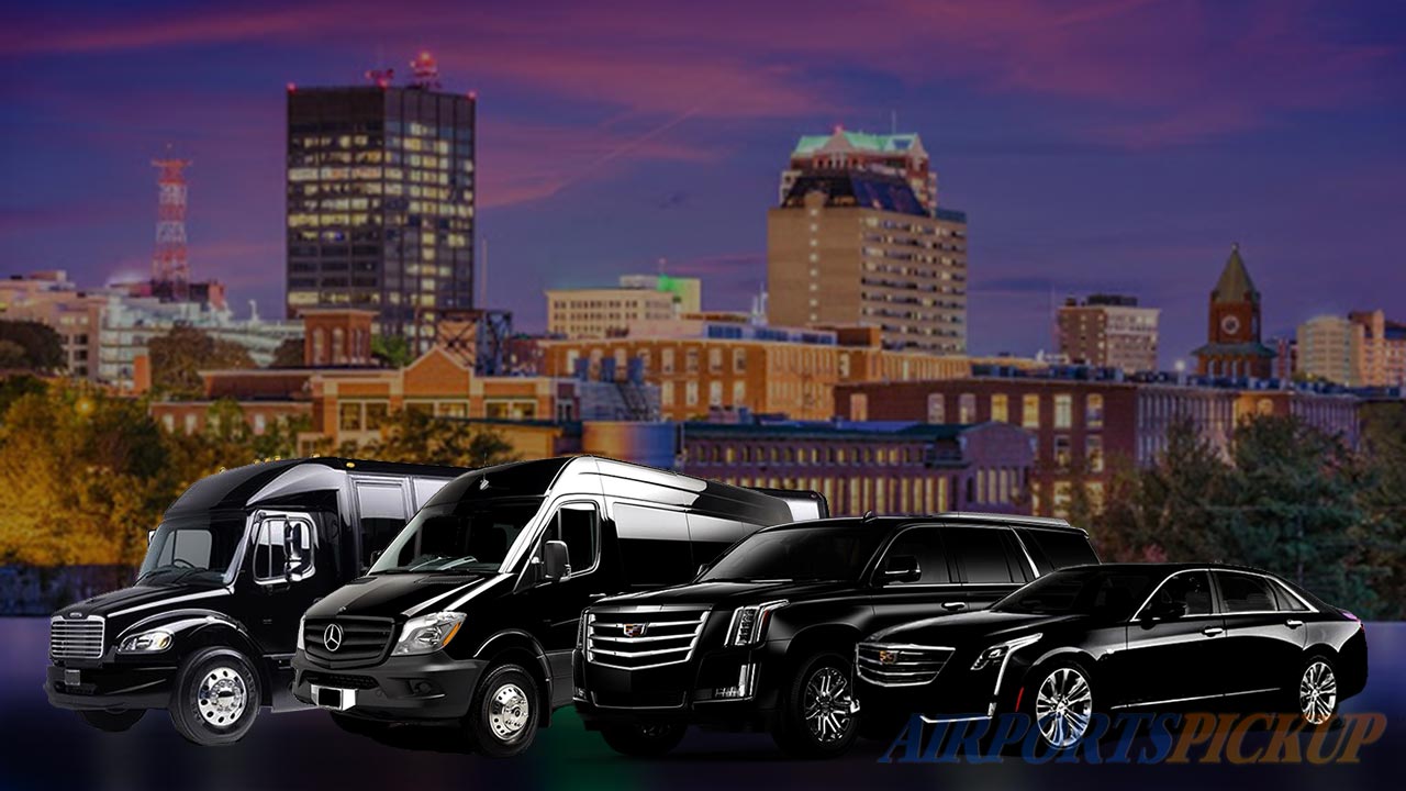 Service de voitures noires et limousines Boston MA à Manchester NH